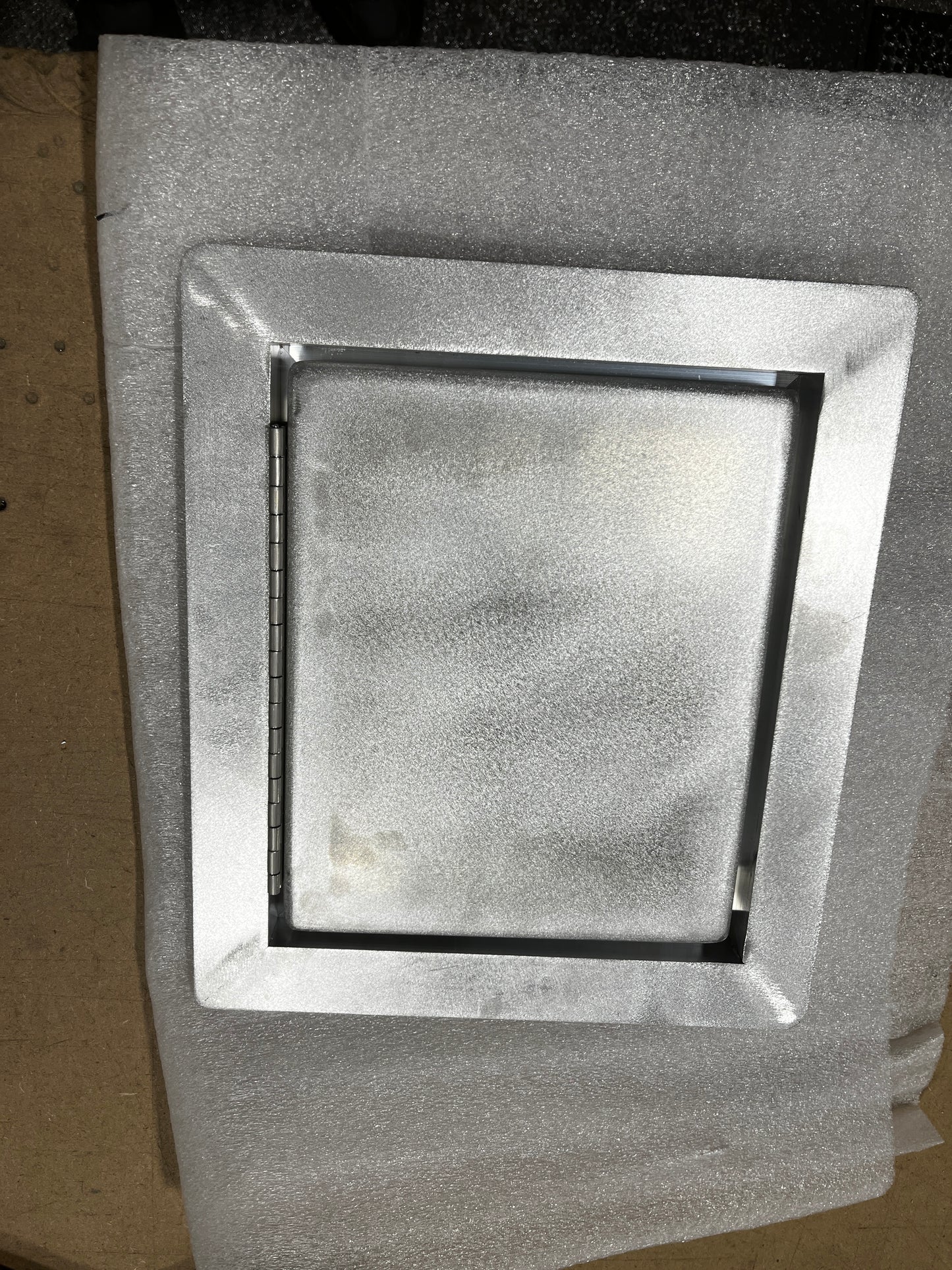 DROP-IN DRY HATCH LIDS - PRE-BUILT- Long Side Hinge Only