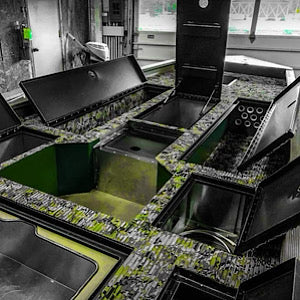 DROP-IN DRY HATCH LIDS - PRE-BUILT- Long Side Hinge Only