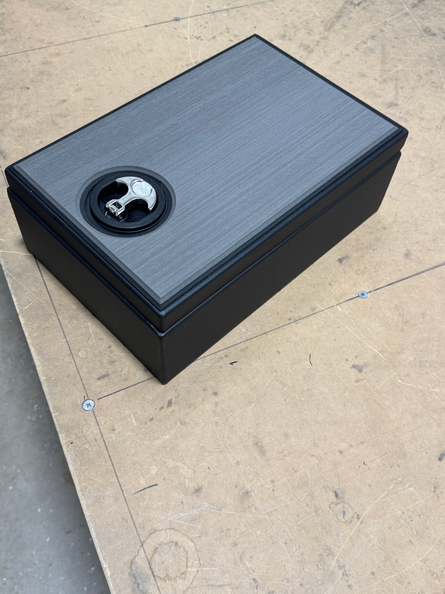 CENTER STORAGE CONSOLE BOX WITH DRY HATCH