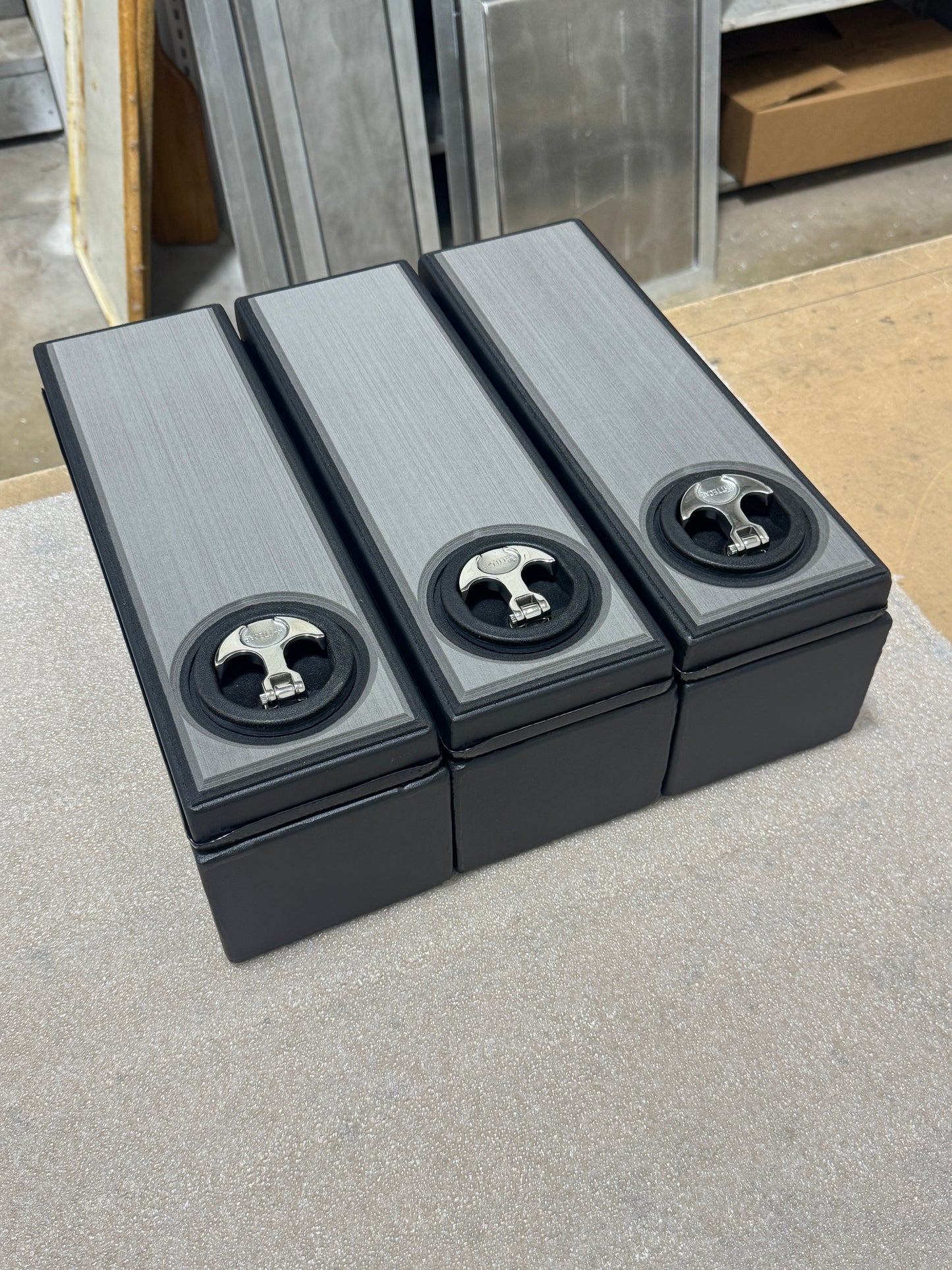 CENTER STORAGE CONSOLE BOX WITH DRY HATCH