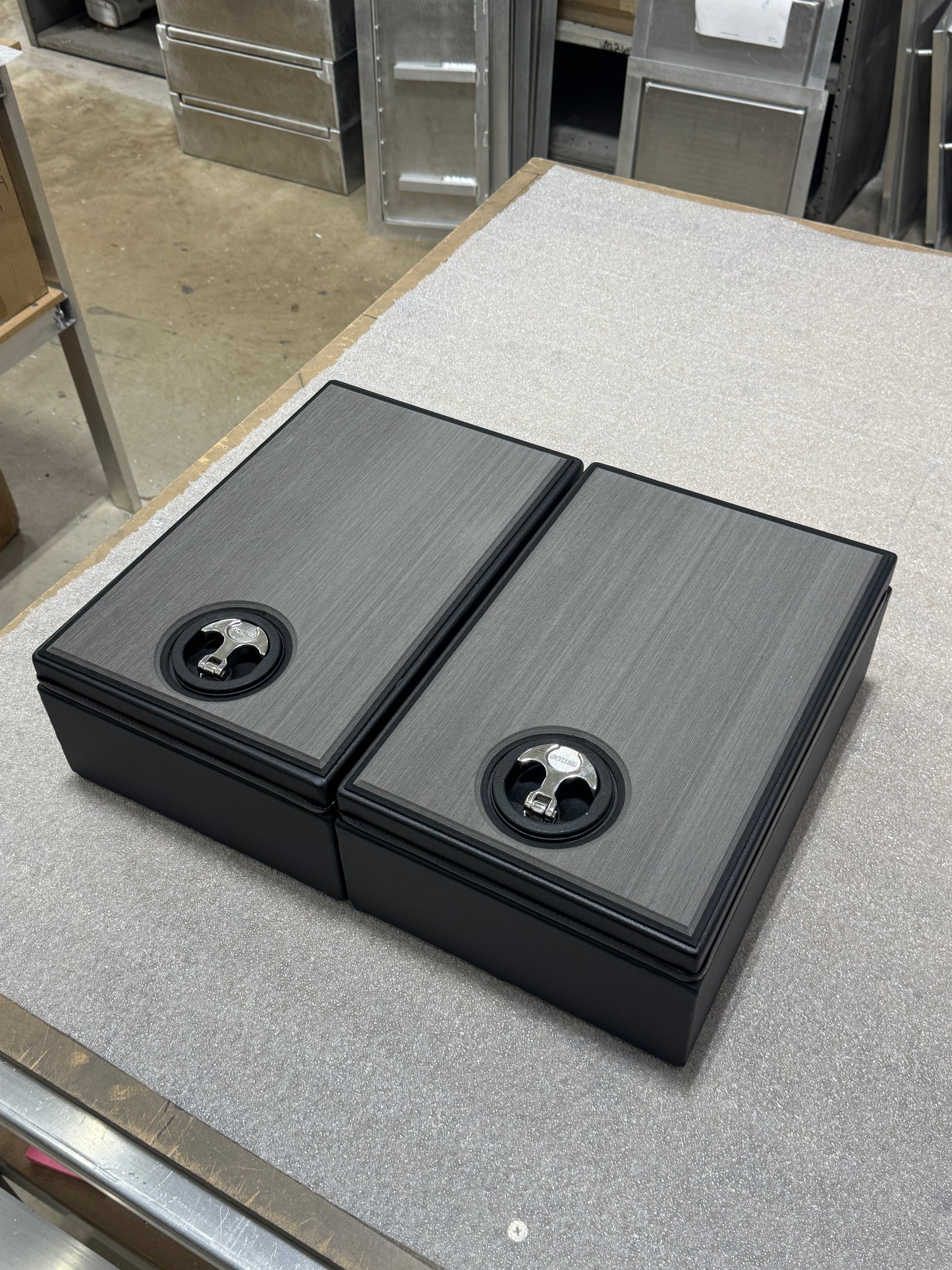 CENTER STORAGE CONSOLE BOX WITH DRY HATCH