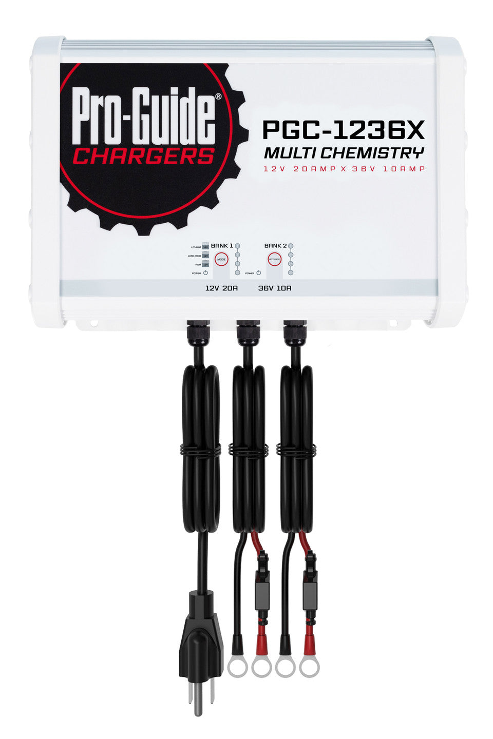 Pro Guide 2 Bank 12v/24v or 12v/36v On-Board Battery Charger