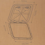Boat Hatch 510mmx460mm