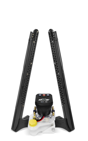 Power Pole Blade ONE PUMP Bls 8ft Duel Pole-Matte Black