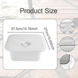 Boat Hatch with Tackle Box Storage 375mmx270mm (14.75"x10.65")