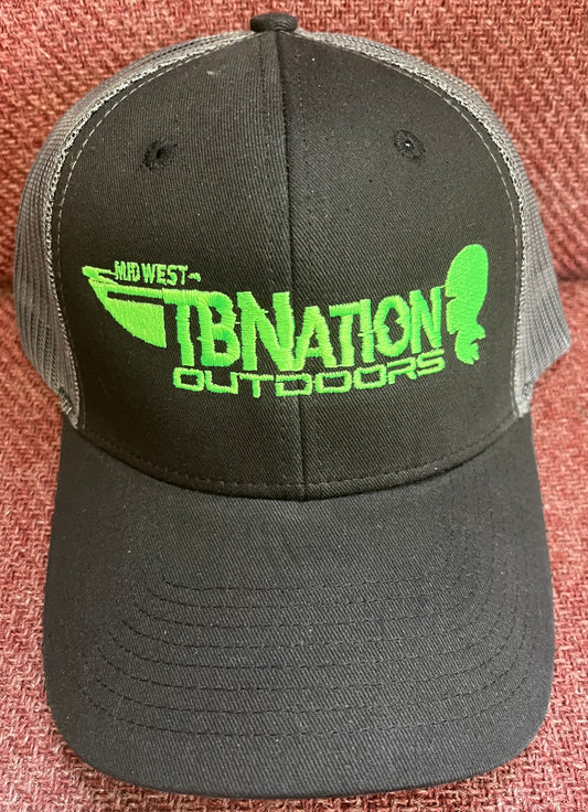 TBNation Midwest Hat - Black/Charcoal