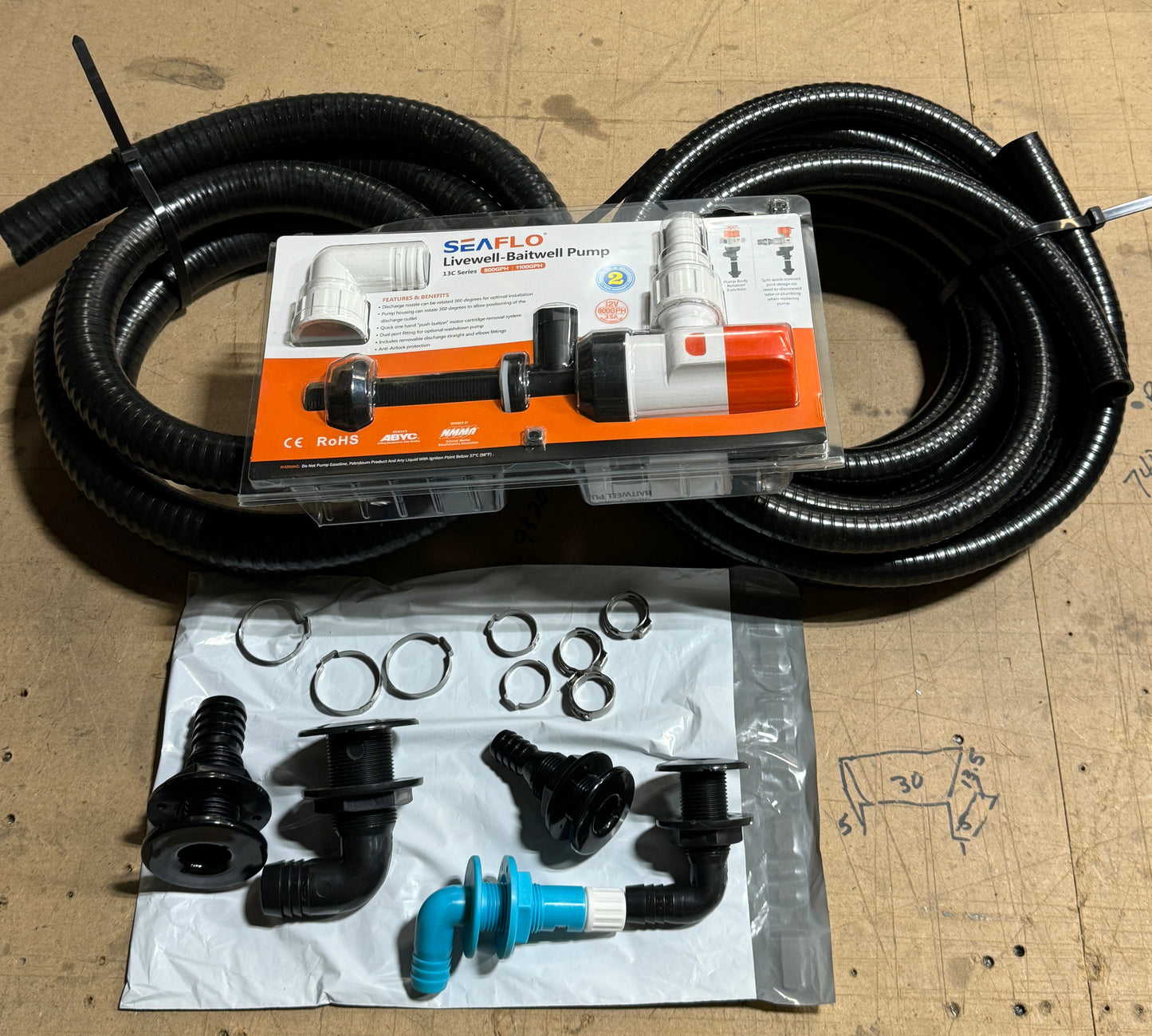 Livewell Plumbing Kit