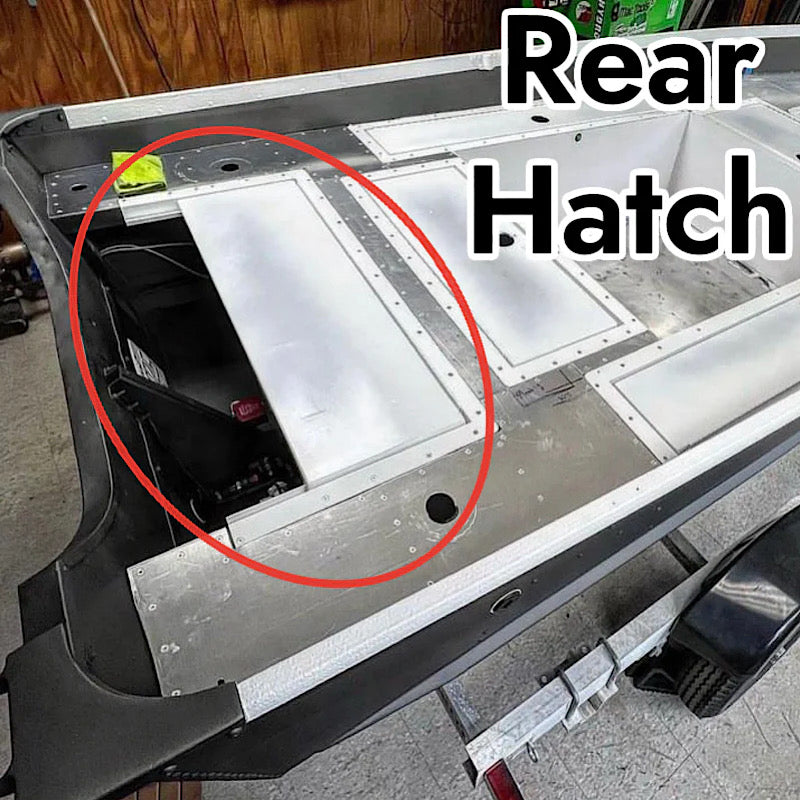 DROP-IN DRY HATCH LIDS - PRE-BUILT- Rear Hatch